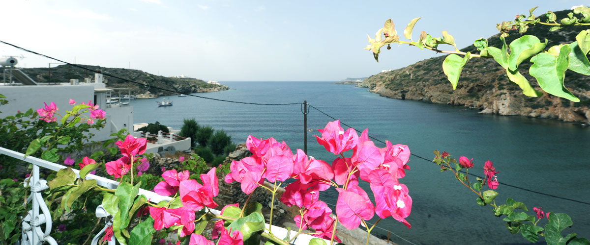 Δωμάτια και διαμερίσματα στη Σίφνο